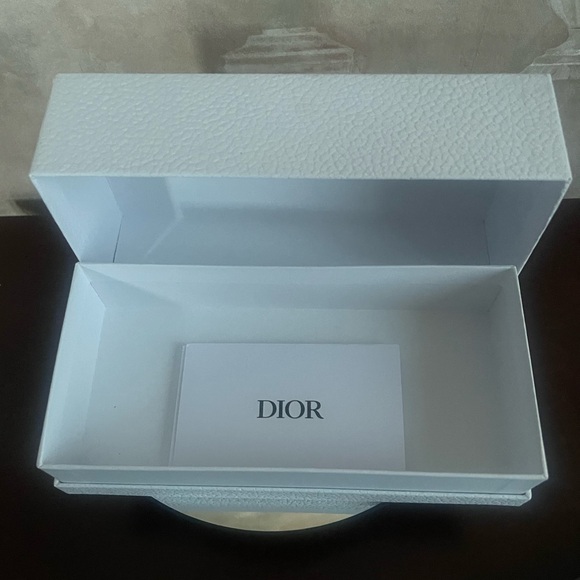 DIOR LARGE EYEGLASS SUNGLASS BOX WHITE GOLD - Picture 2 of 3
